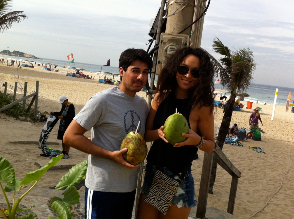 coconut water, beach, Ipanema