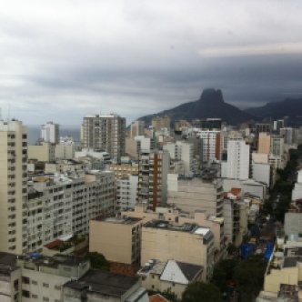 birds' eye view of Rio de Janeiro
