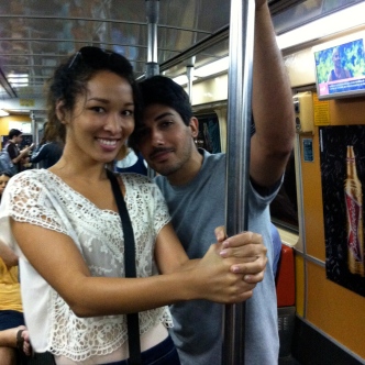 riding the subway